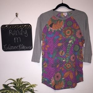 LuLaRoe Randy. Baseball tee style