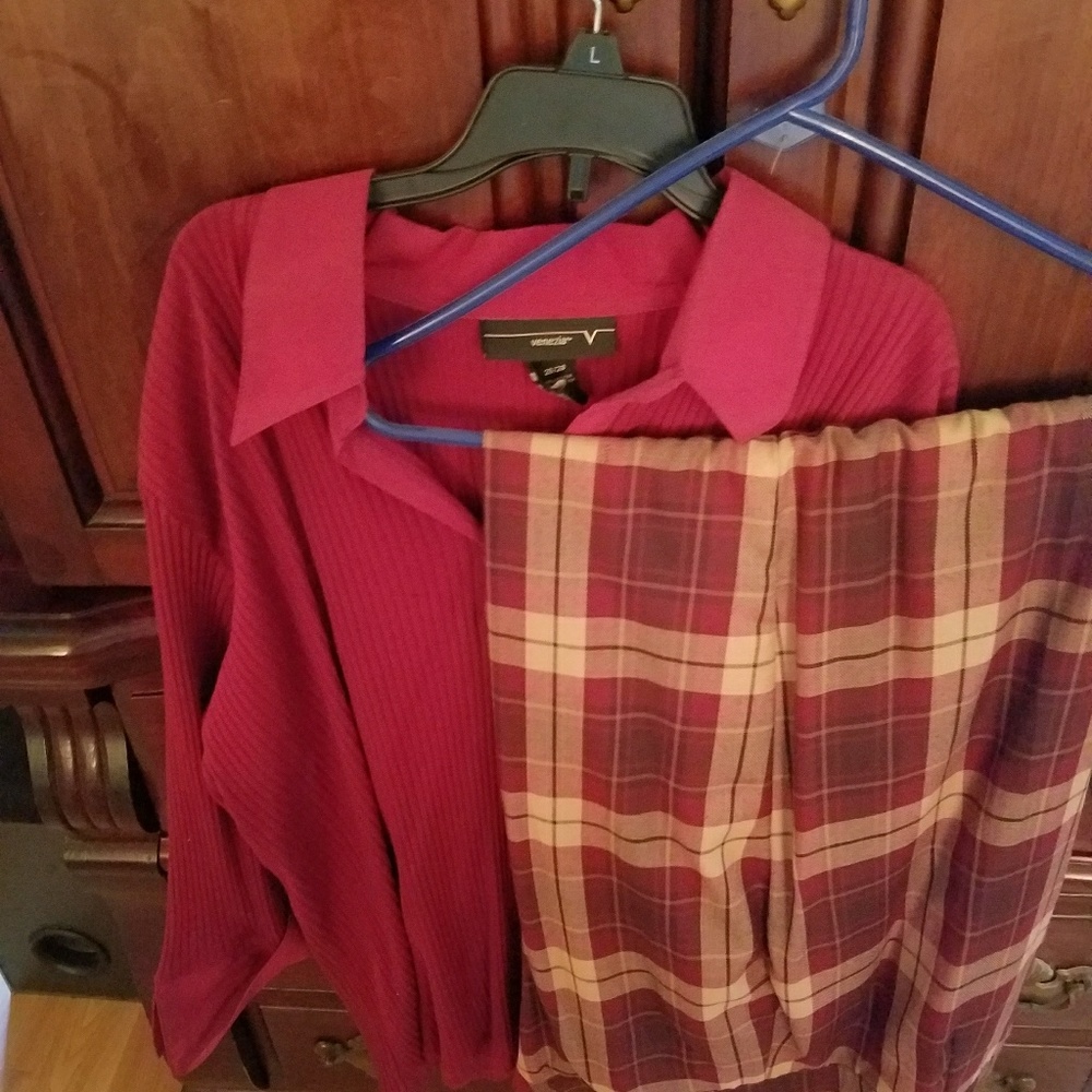 Plaid trousers