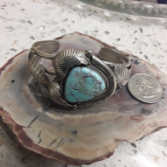 Native American Dry Creek Sterling Cuff - Picture 2 of 4