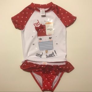 Gymboree Treat Rashguard Set ,3T, NWT