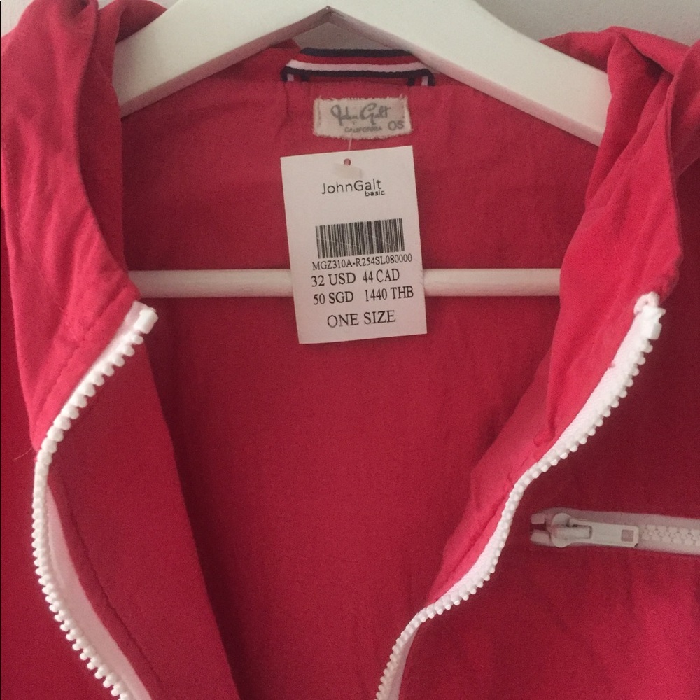 Brandy Melville red windbreaker - Picture 6 of 7