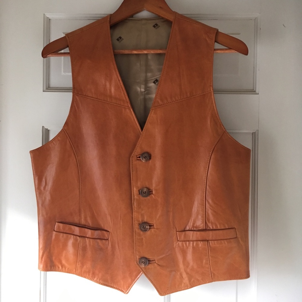 Vintage Frye Leather Vest
