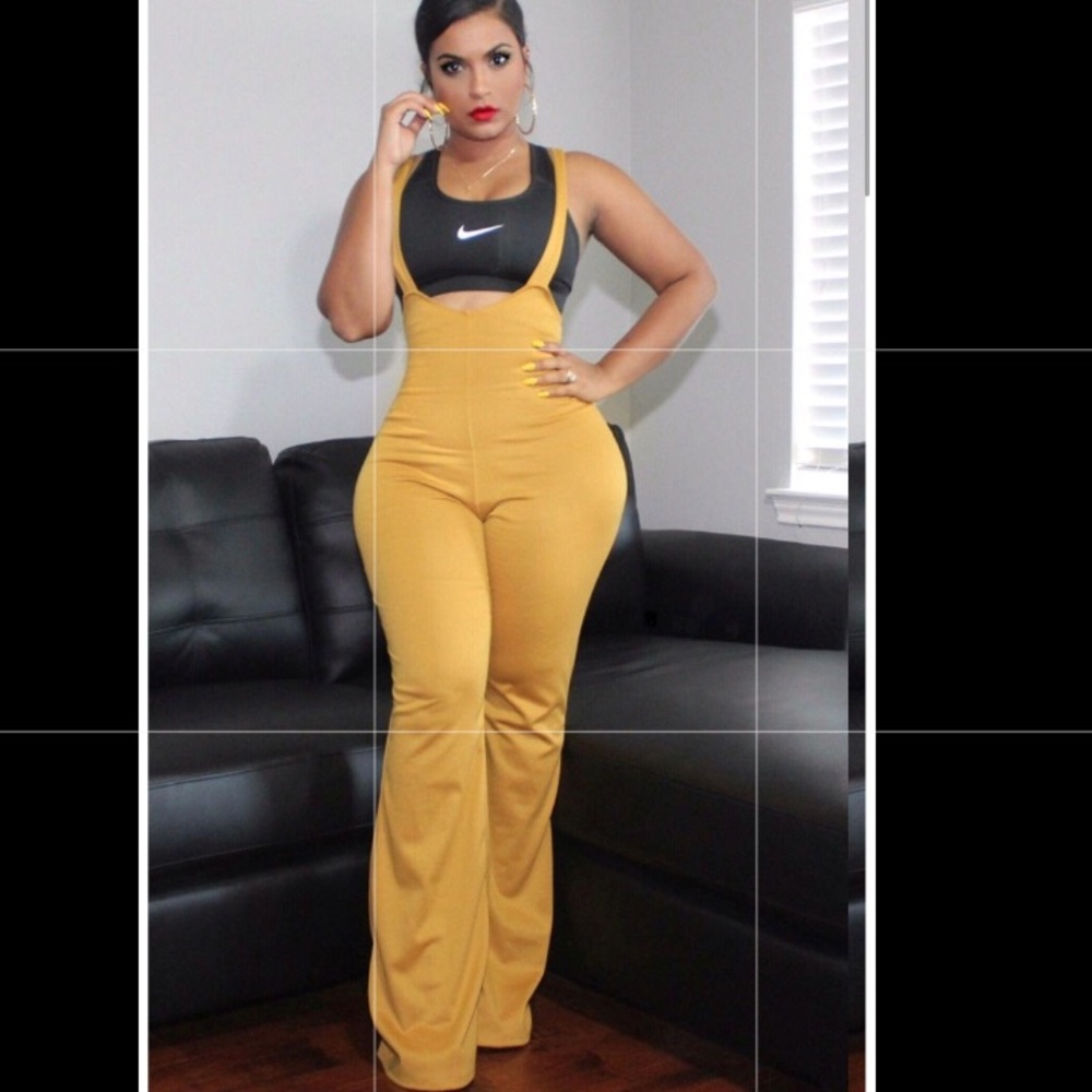 Suspender Bell bottom pants