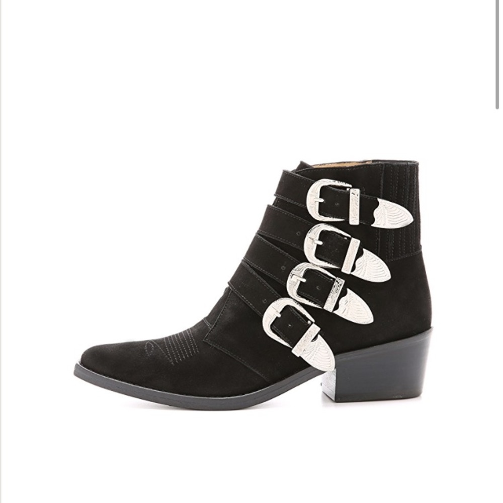 Toga Pulla black suede boots. Size 36