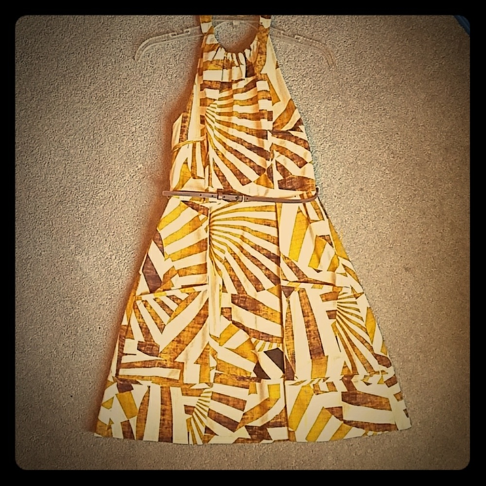 Jessica Simpson 1/4 length dress halter top dress