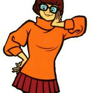 Orange "Velma" Turtleneck Sweater