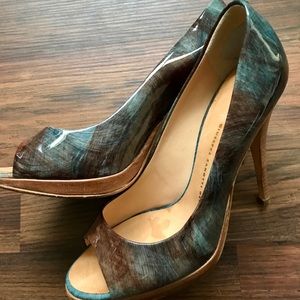 * SOLD * Giuseppe Zanotti peep toe pumps