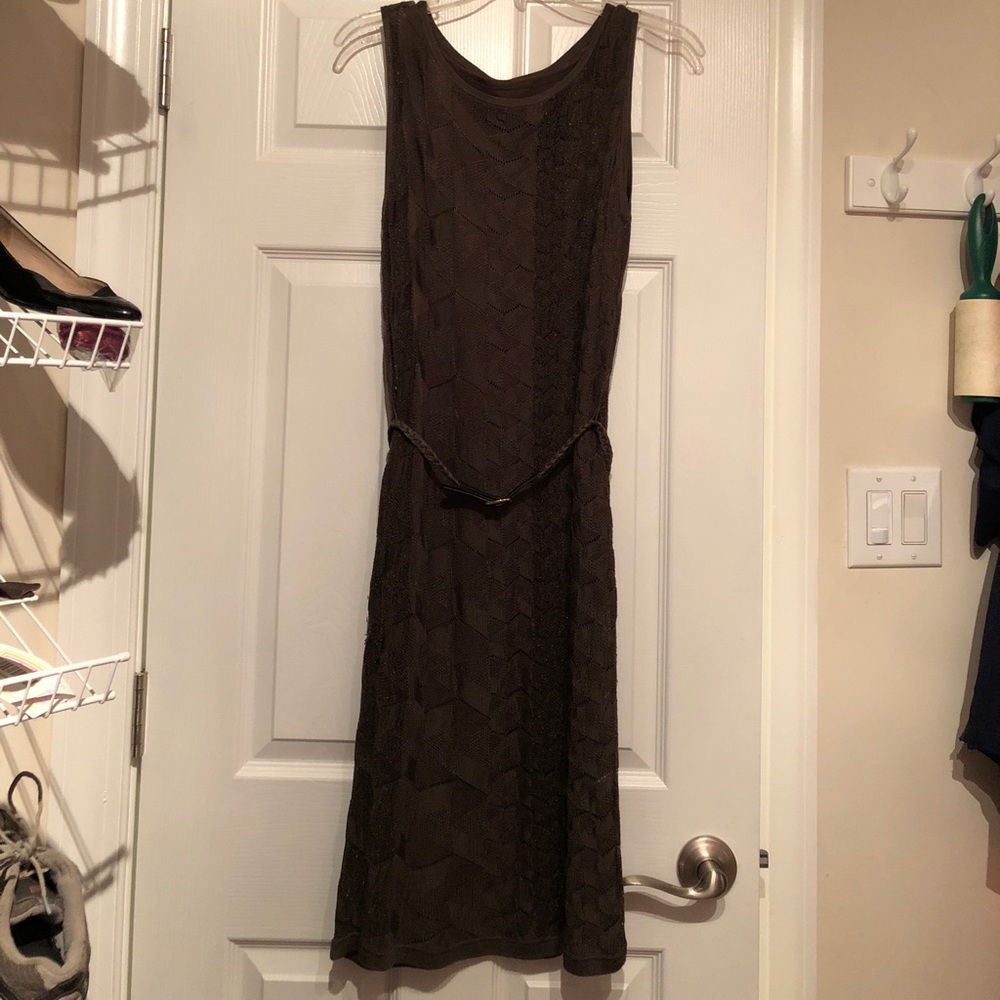 Anne Klein PM Dark Green dress