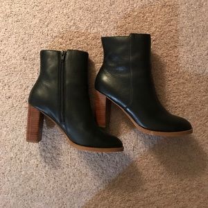 Black ankle boots