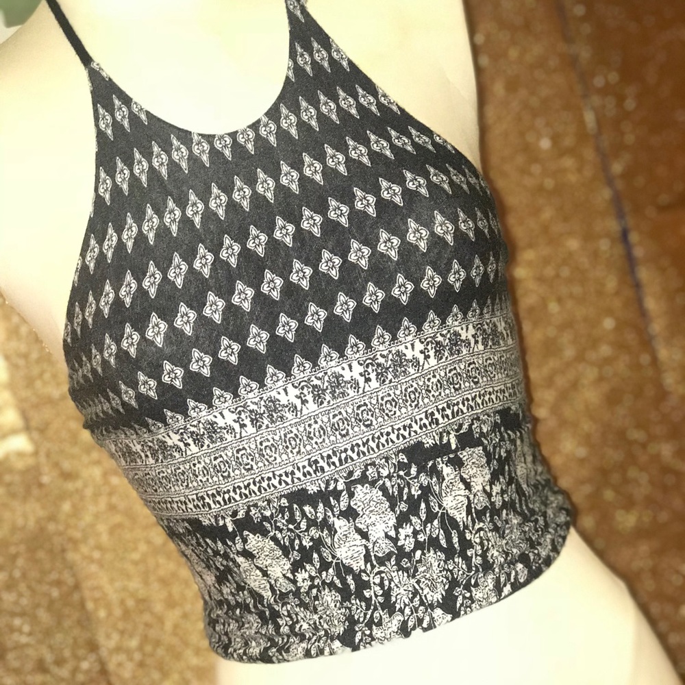 Aztec crop top