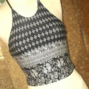 Aztec crop top