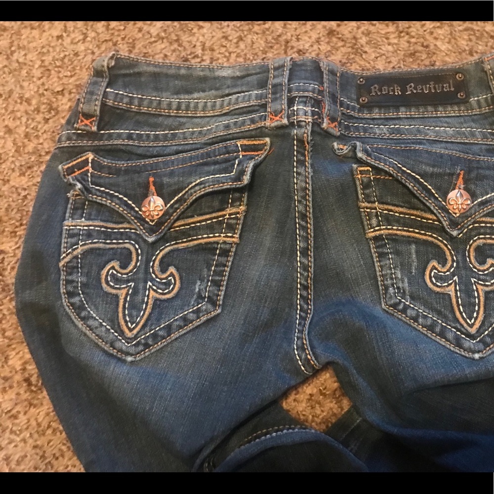 😮😮 WOMENS Rock Revival Jeans Size 30
