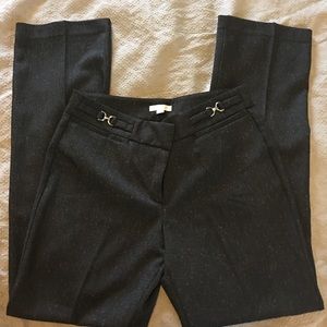New York & company Charcoal pleated pants. NWOT