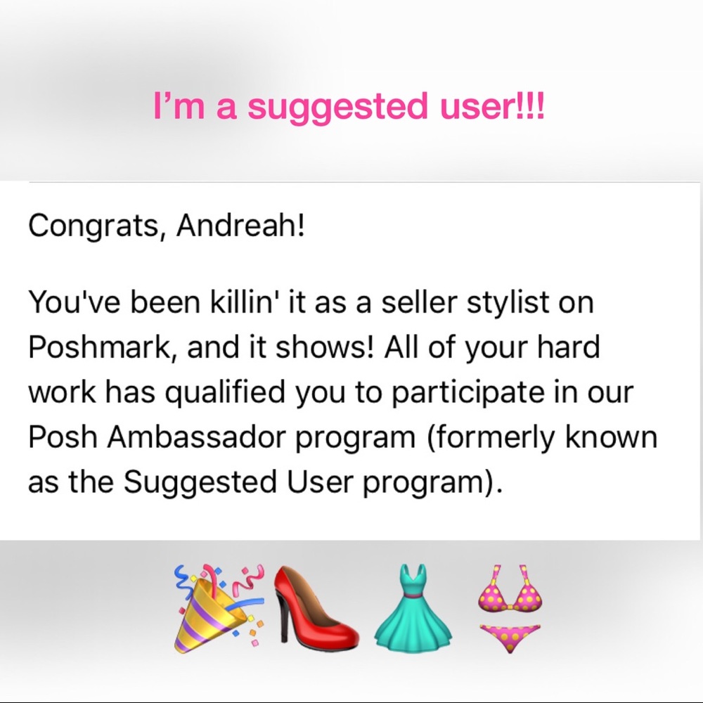 Thanks Poshmark!!!!!!!
