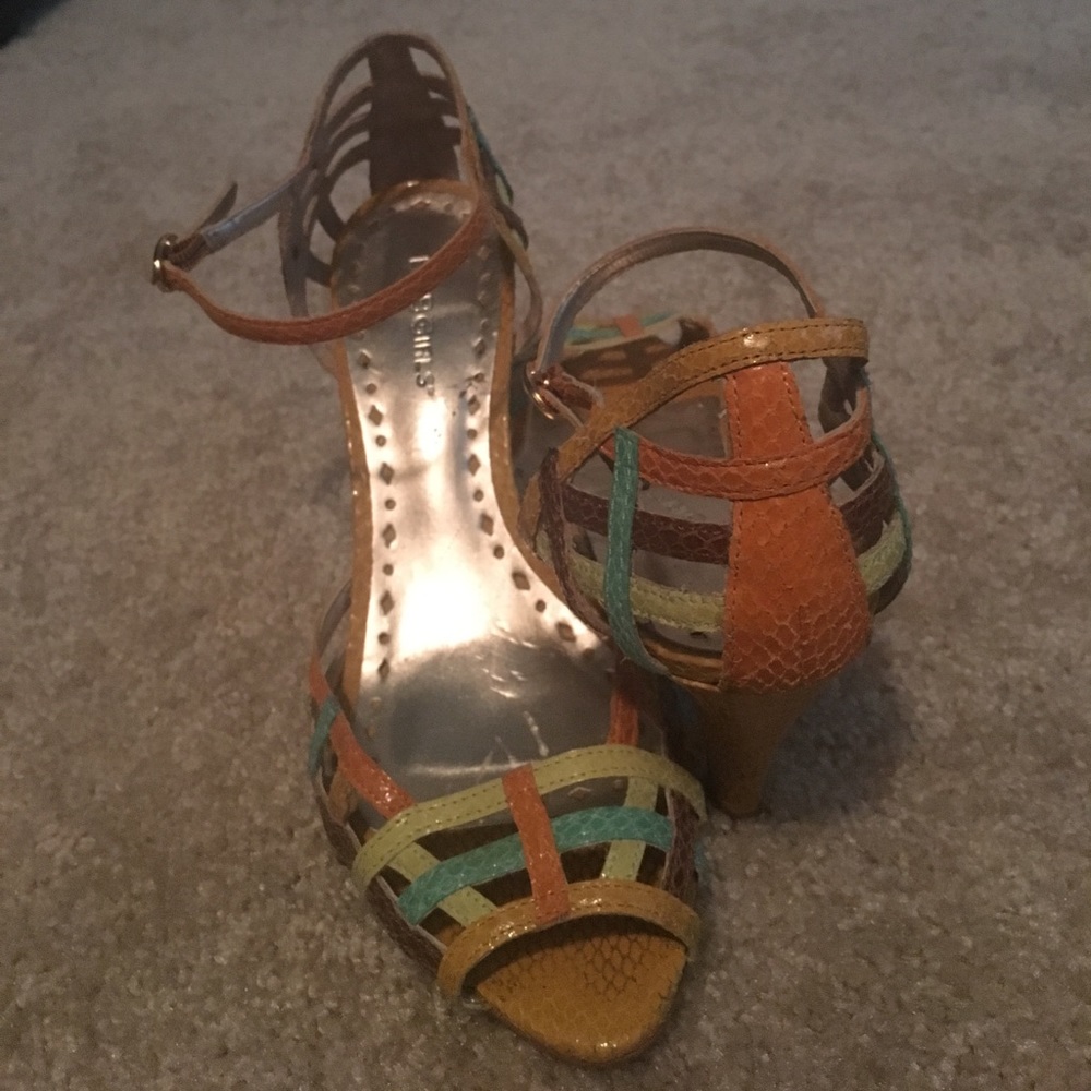BCBGirls heeled sandals with ankle strap