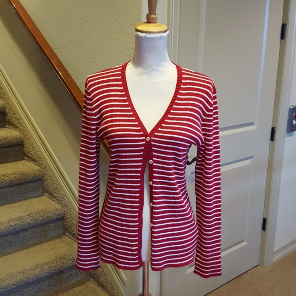 Jones New York Sport Sweater Cardigan M