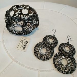 Arden b bracelet and earring set