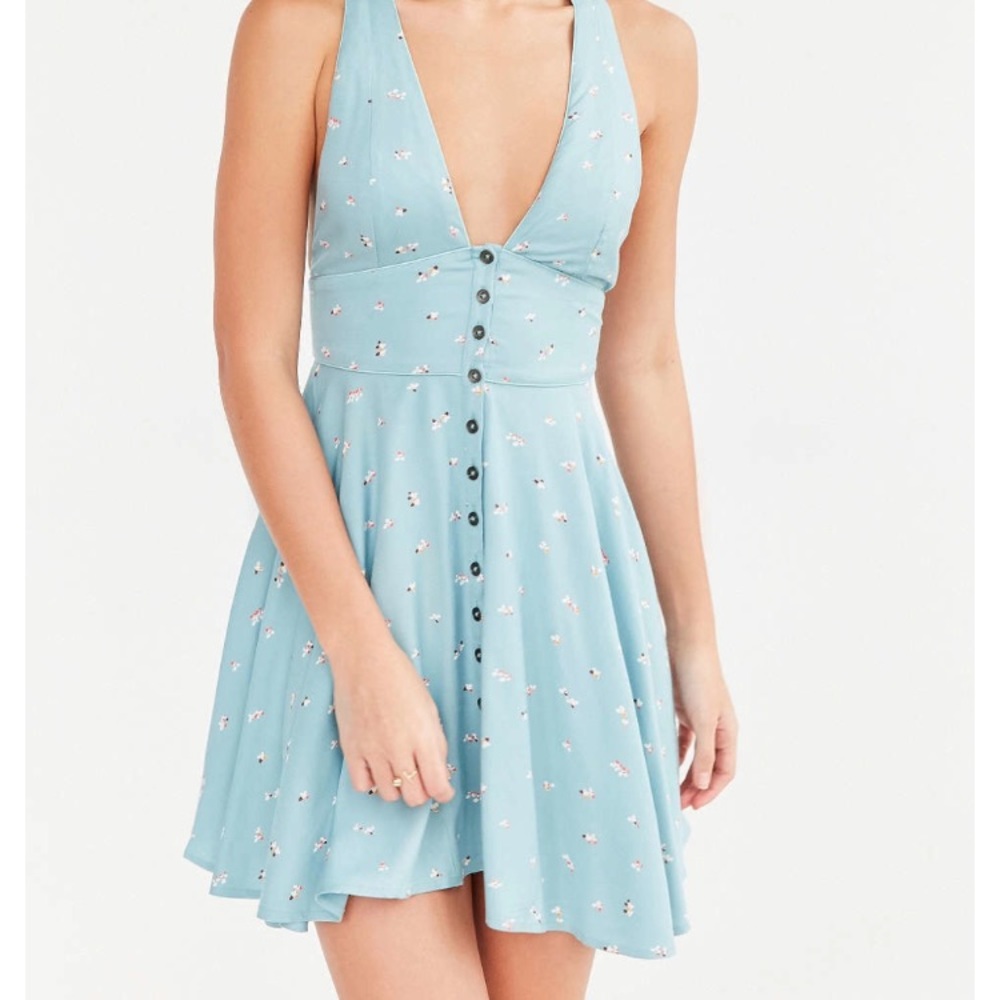 ISO Cooperative Button Fit and Flare Dress