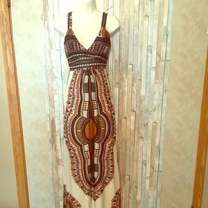 Beautiful Aztec printed Maxi Dress