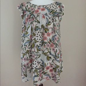 ModCloth Boho Floral Shirt