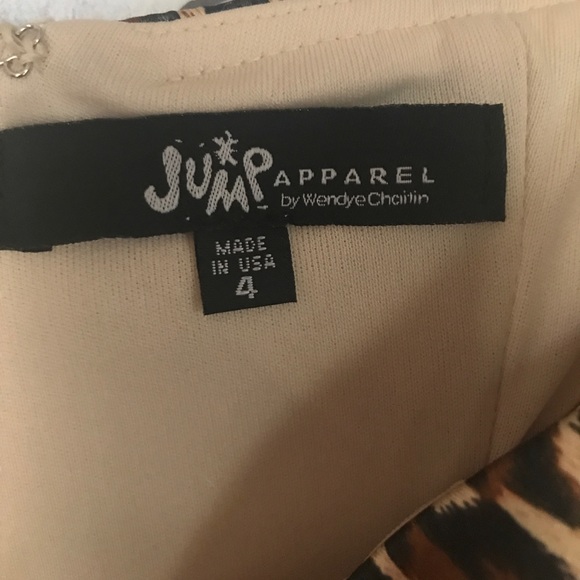 Leopard strapless mini dress with pockets!! - Picture 3 of 3