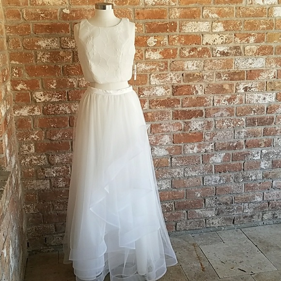 Sequin Hearts Dresses & Skirts - Exquisite Ruffle Tulle Skirt 2 Piece Set