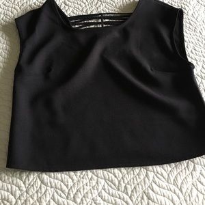 Cute black top!