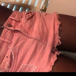 Rusty pink shorts