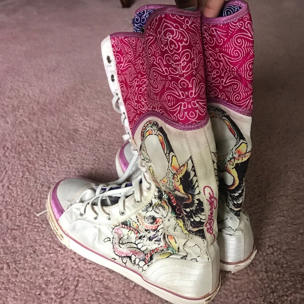 High top Ed Hardy sneakers