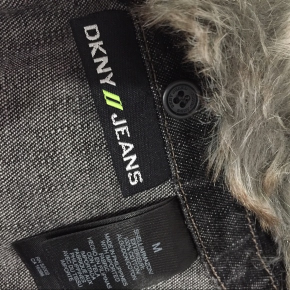 Denim Fitted Jacket with detachable collar - Picture 5 of 8