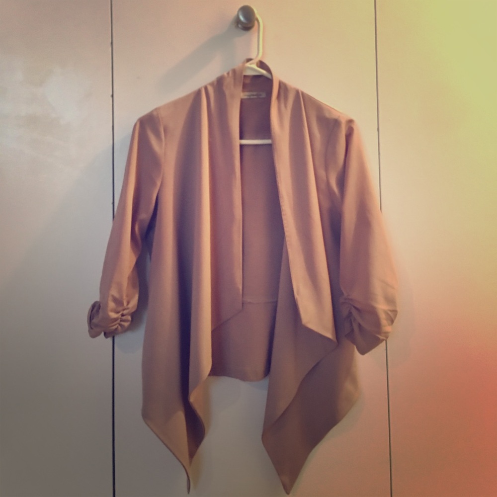Blush cardigan blazer!