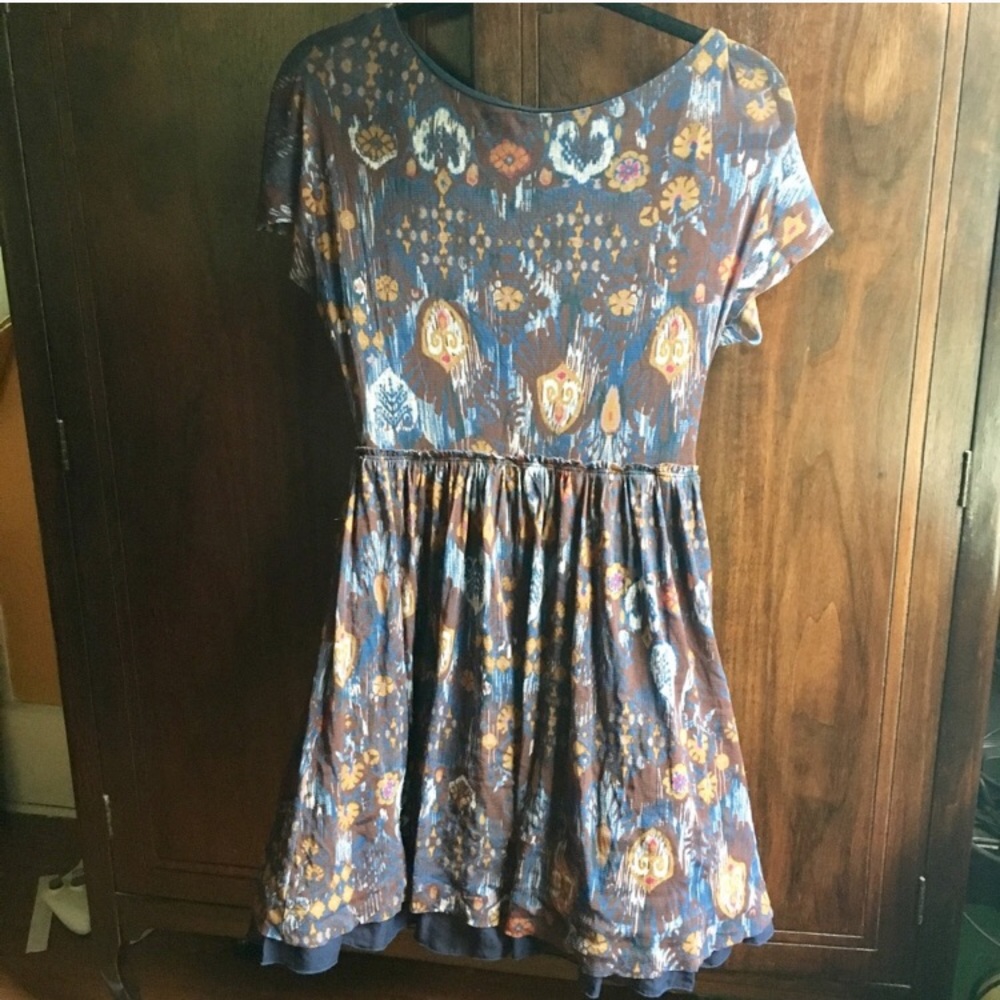 Anthropologie Flared Caraz Dress - Picture 2 of 6