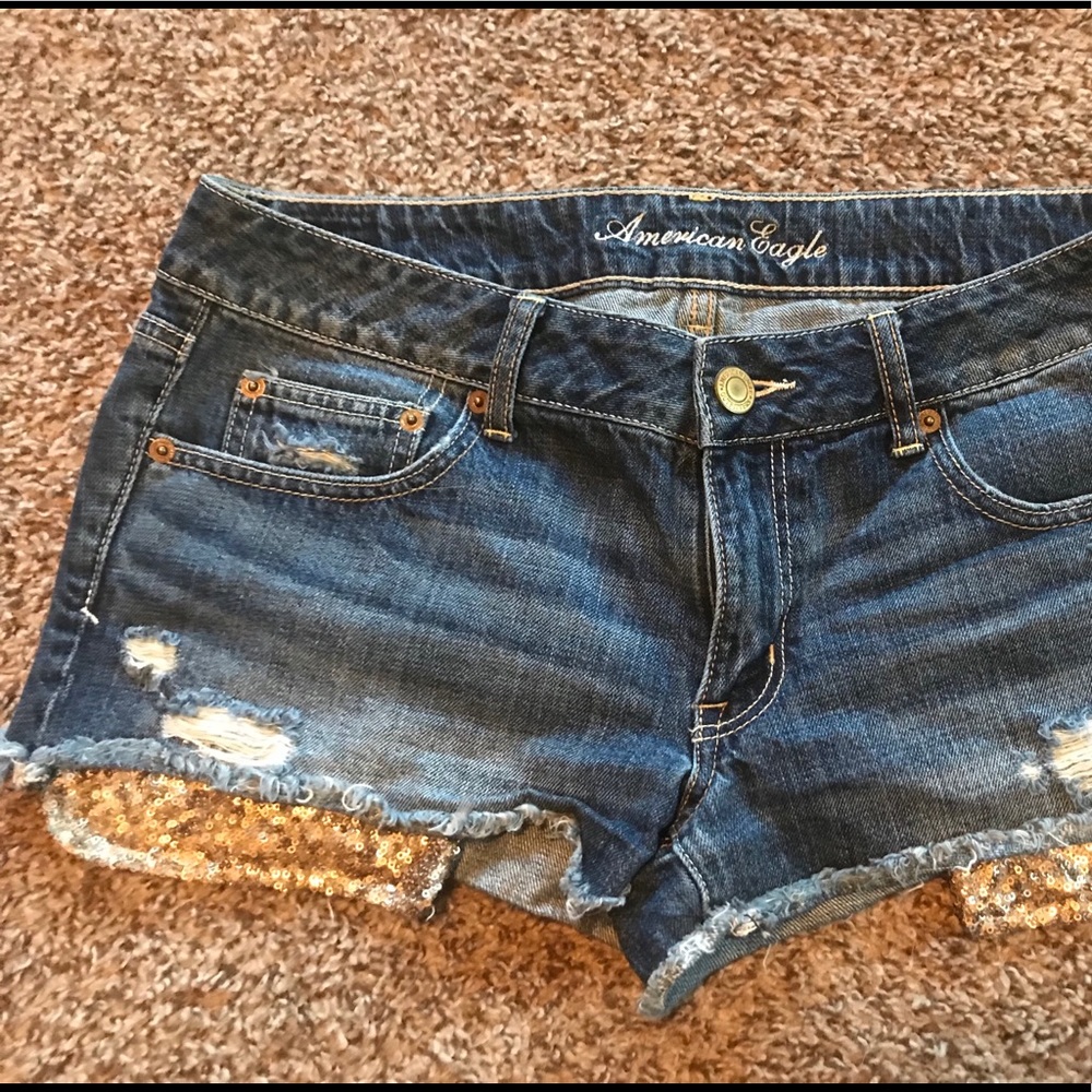 🏋️‍♀️American Eagle Women’s Jean Shorts~ Size 12