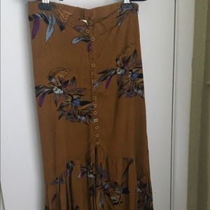Fall Floral Skirt