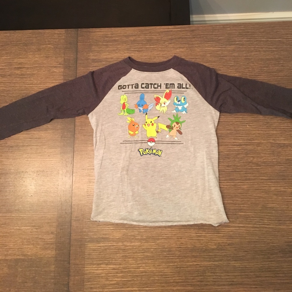 Boys Pokémon baseball tee