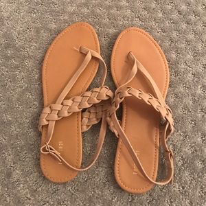 Tan sandals