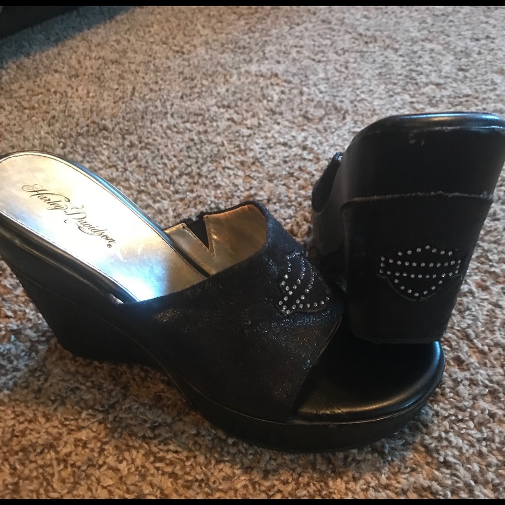 ☄️Harley Davidson Wedges☄️ 8 1/2 Size