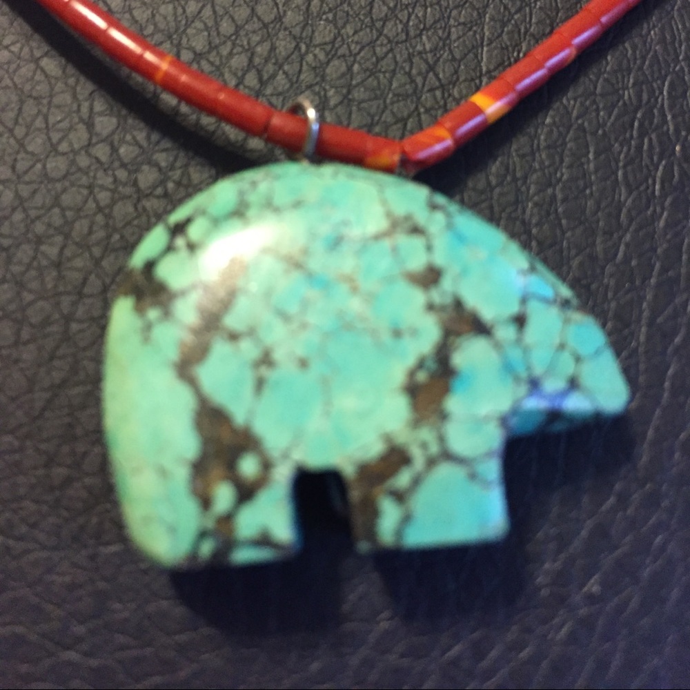 Gorgeous new Turquoise and Red Coral necklace