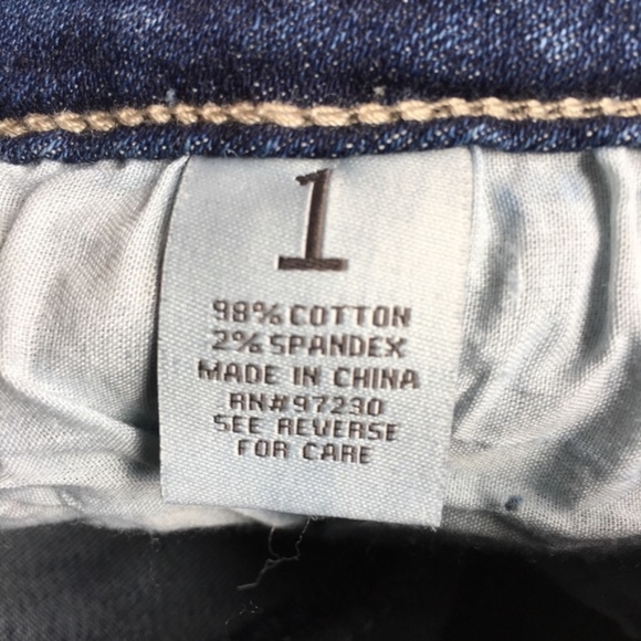 Almost Famous Denim Frayed Hem Mini Skirt - Picture 5 of 5