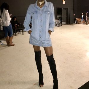 Denim dress