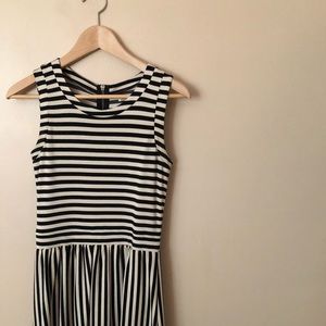 Ki-Line Black and White Striped Dress
