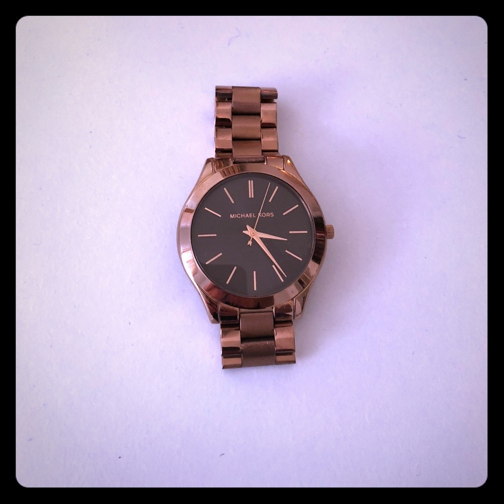 Michael Kors rose gold watch