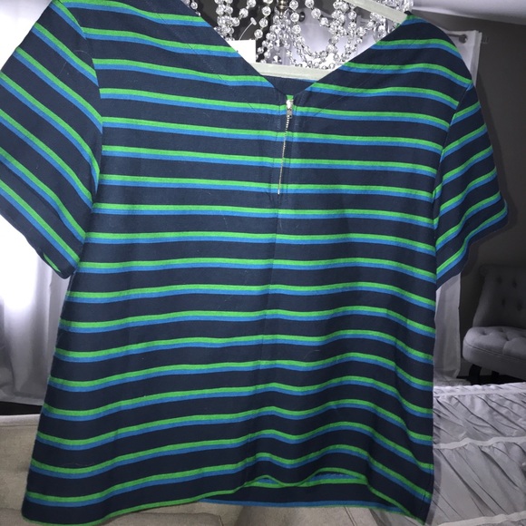 NWT J. Crew Striped Top - Picture 4 of 4