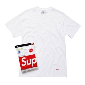 ‼️Supreme 3 tagless t shirts white - BRAND NEW