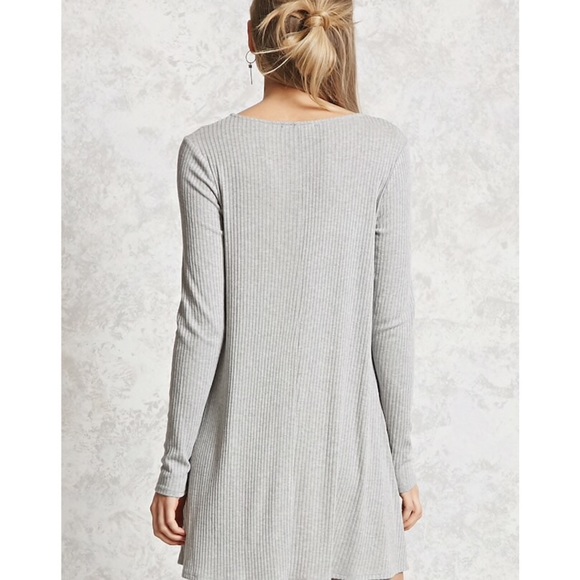 Ribbed Knit Shift Dress - Picture 3 of 3