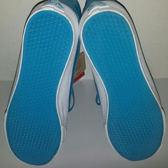 Vans Leather SK8-Hi Slim Neon Leather Neon Blue - Picture 4 of 5