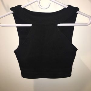 Black Crop Top Size XXS