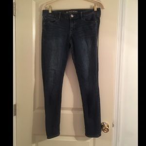 Express Stella Low Rose Skinny Jeans