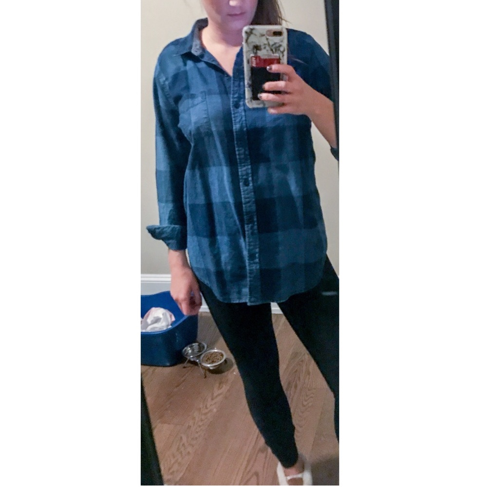 Lucky Brand Blue Flannel