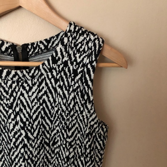 Ki-Line Black and White Printed Dress - Picture 1 of 2